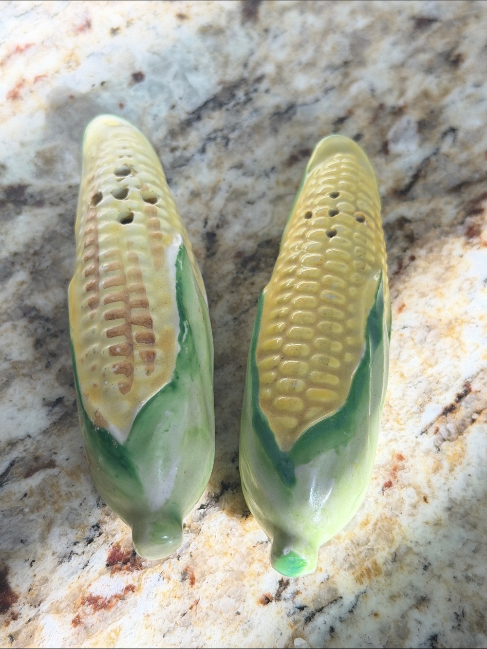Vintage Corn on the Cob Made in Occupied Japan Salt and Pepper Shakers